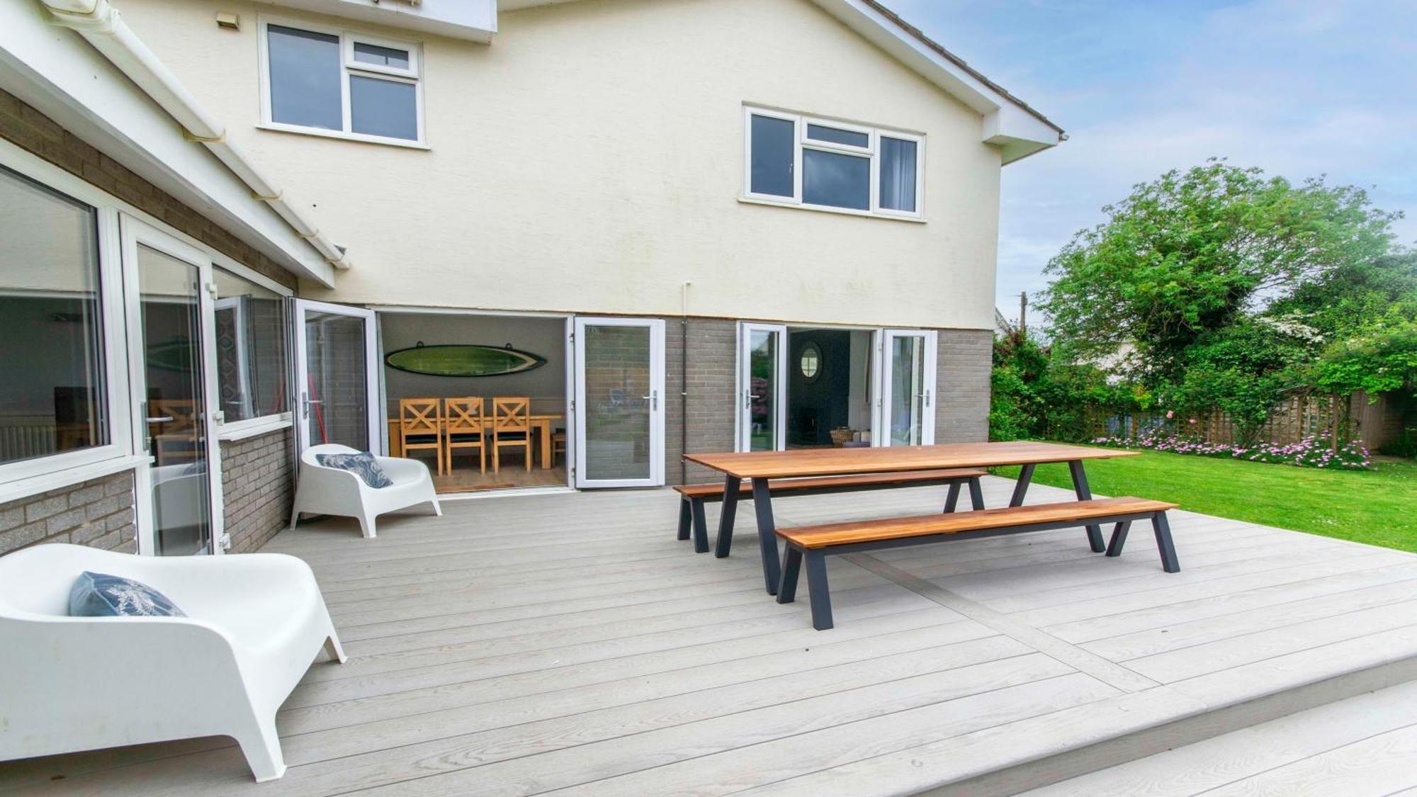 Ladywell Croyde - Super Stylish Large Home With Pool Table, Woodburner, Pizza Oven And Hot Tub Option, Sleeps 12 Exterior foto